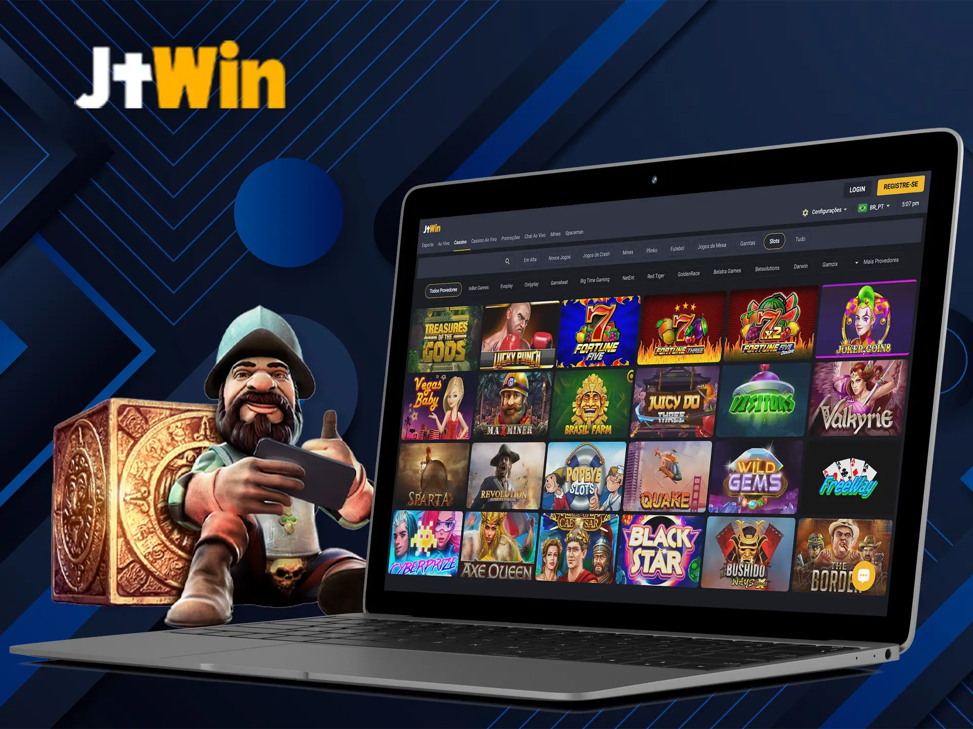 Os jogos de slot mais famosos estão reunidos para si no JeetWin Casino.